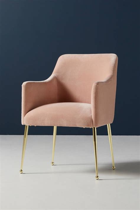 Velvet Elowen Armchair Armchair Chair Dining Chairs