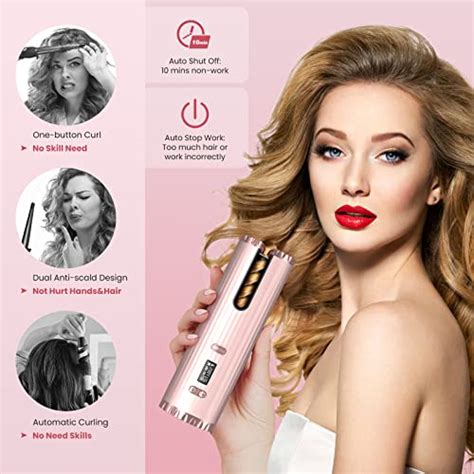 Automatic Hair Curler Bigalter Hair Curlers With Temp Timer Usb