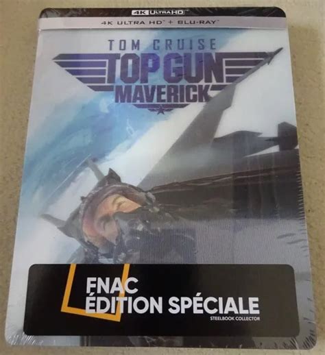 Top Gun Maverick Tom Cruise Steelbook Blu Ray K Ultra Hd New