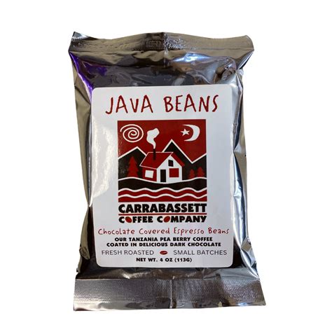 'Java Beans' Chocolate Covered Espresso Beans • Carrabassett Coffee Company