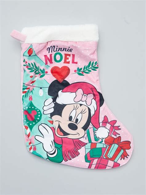 Grande Chaussette De No L Minnie Rose Kiabi