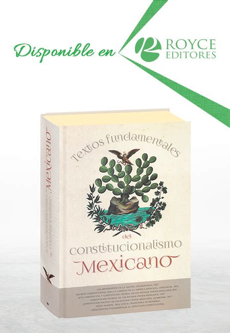 Textos Fundamentales Del Constitucionalismo Mexicano Libros Mx