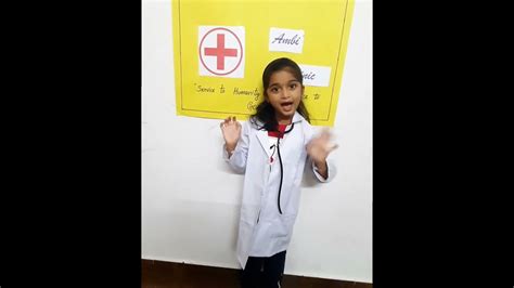 Kids Speech On My Ambition In Life👩‍⚕ Youtube