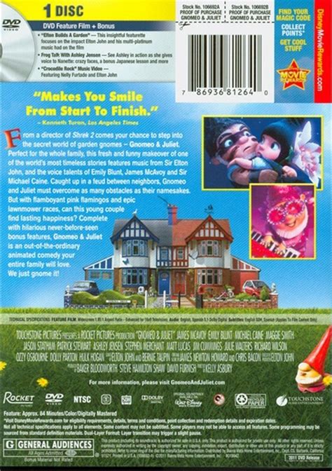 Gnomeo & Juliet (DVD 2011) | DVD Empire