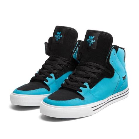 Supra Vaider Blue Black White Official Supra Footwear Site In