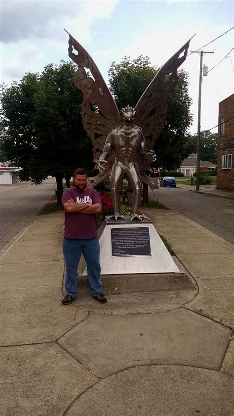 The Mothman Statue, Downtown Point Pleasant. Point Pleasant, Mothman ...