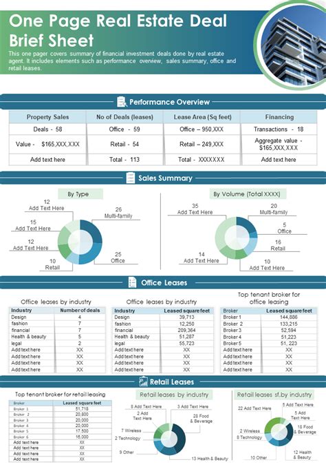 Must Have Deal Sheet Template For Successful Offers Product Links