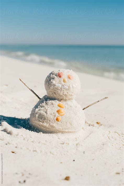 "Florida Beach Christmas Snowman" by Stocksy Contributor "Maryanne ...