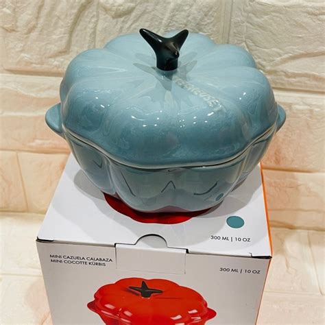 Le Creuset Dining Le Creuset Pumpkin Cocotte Poshmark