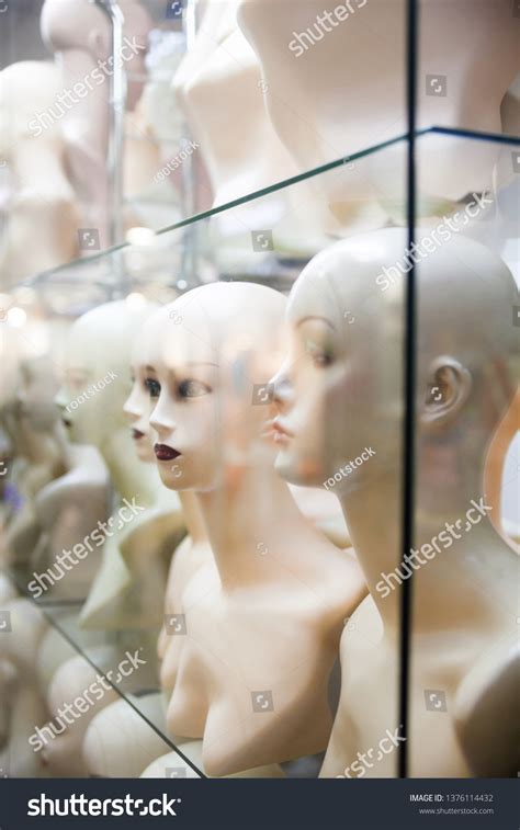 Naked Female Mannequins Shop Window Closeup Stock Photo Shutterstock
