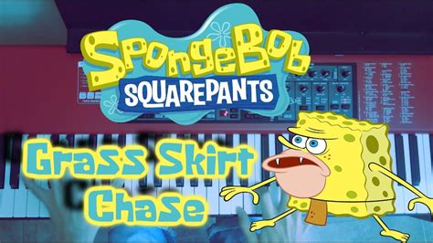 Grass Skirt Chase Spongebob Squarepants Soundtrack Piano Cover Youtube