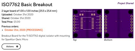 Ots Opto Isolator For Uart Ground Loop Support Odrive Community