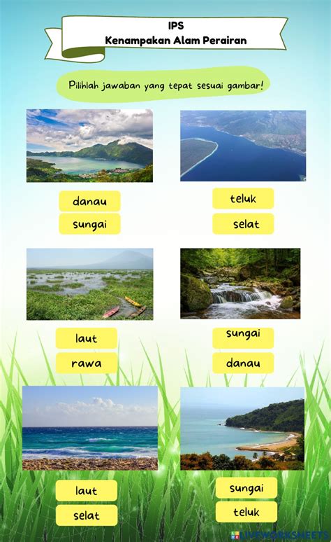 detail gambar kenampakan alam perairan koleksi nomer