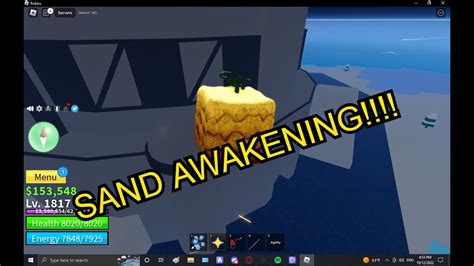 Sand Awakening Blox Fruits YouTube