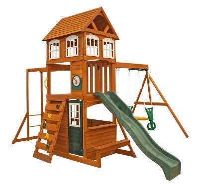 We Love The Compact Configuration Of This All In One Play Set Swing