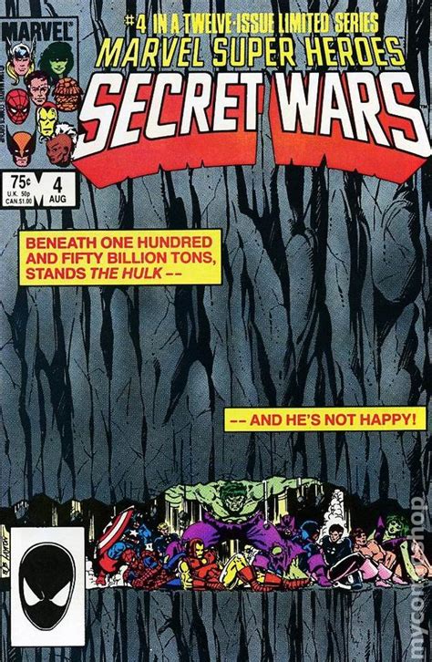 Marvel Super Heroes Secret Wars Comic Books