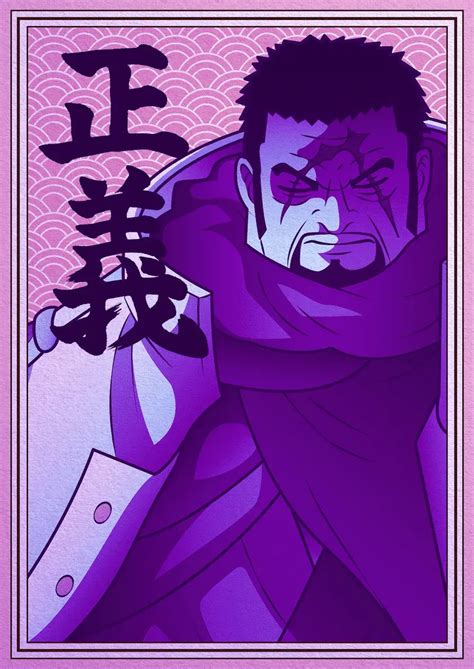 One Piece X Fujitora Poster Postertok