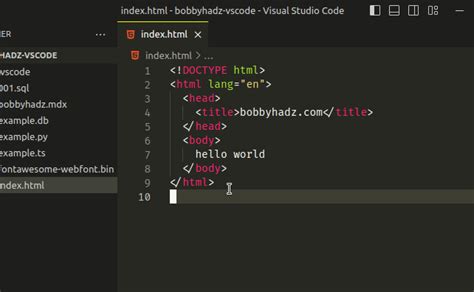 Wrap Text With Tags In Vs Code Wrap With Abbreviation Bobbyhadz