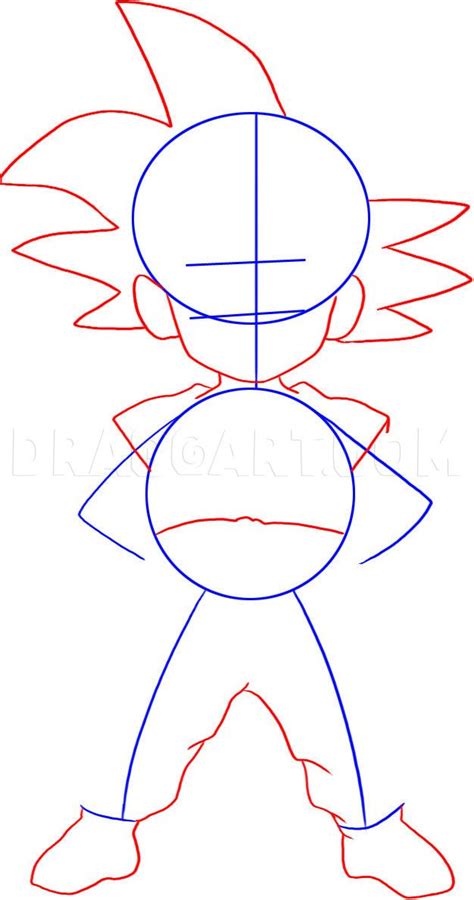 How To Draw Son Goku Step By Step Drawing Guide By Dawn Artofit