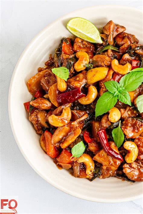 Restaurant Style Thai Cashew Chicken Stirfry Flavor Quotient