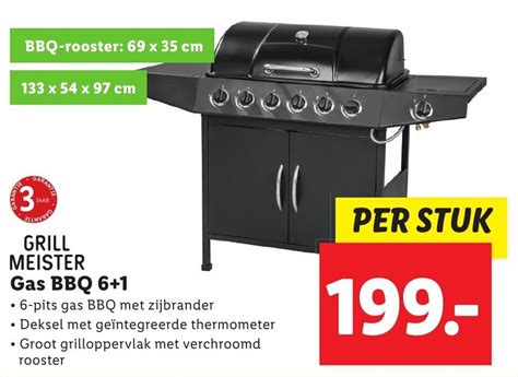 Grill Meister Gas Bbq Aanbieding Bij Lidl