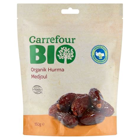 Carrefour Bio Ekologiczne Daktyle Odmiany Medjoul Suszone 150 G