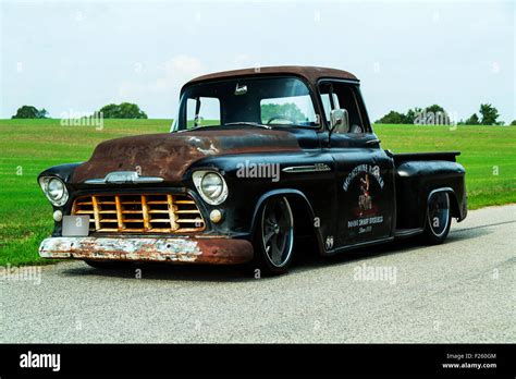 Chevrolet Custom Rat Rod Pickup Truck Stock Photo Alamy