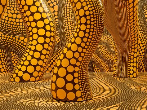 Yayoi Kusama Stages A Polka Dotted Wallpaper Takeover Wallpaper