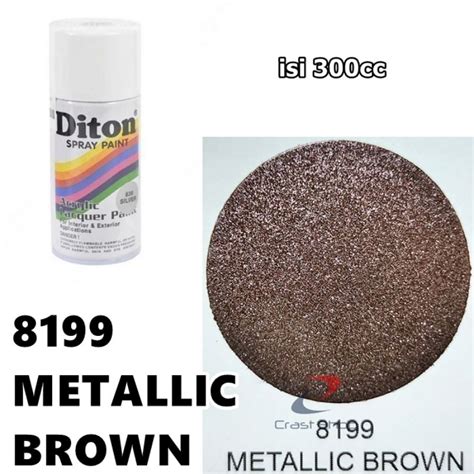 Jual Cat Pilox Diton Metallic Brown Cc Warna Coklat Metalik