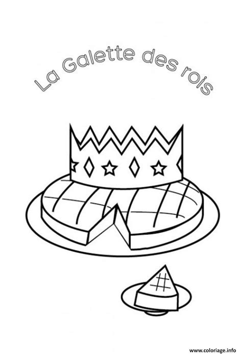 Coloriage La Galette Des Rois Pour Enfants JeColorie