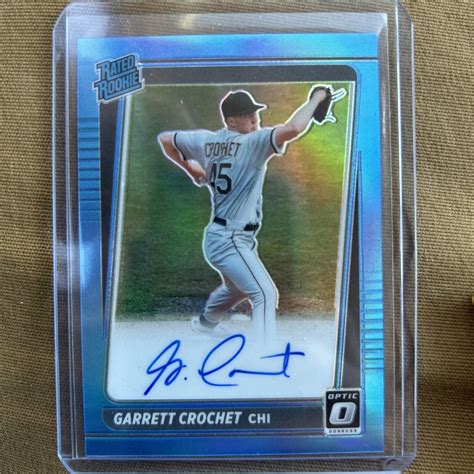 2021 Panini Donruss Optic Rated Rookie Signatures Carolina Blue Prizm