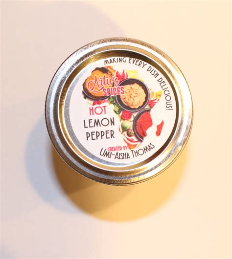Hot Lemon Pepper Artu S Spices