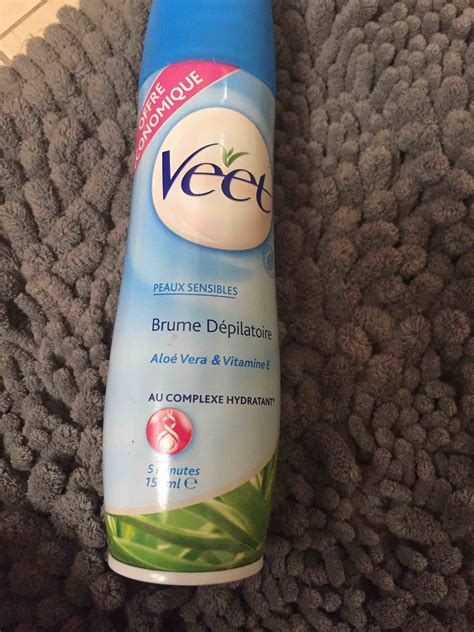 Composition VEET Brume dépilatoire peaux sensibles UFC Que Choisir