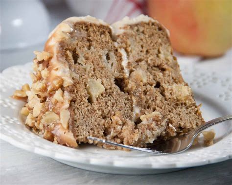 Salted Caramel Apple Cake Boston Girl Bakes