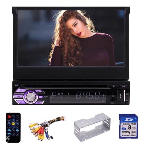 Multimedia Na Izvlacenje 1 Din Auto Radio CD DVD MC Radio Player Za