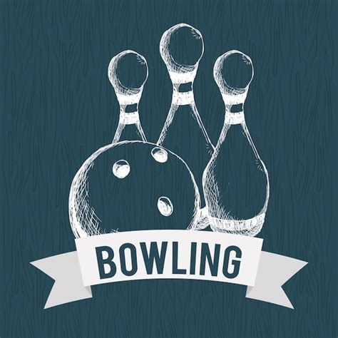 Premium Vector Bowling Icons Design