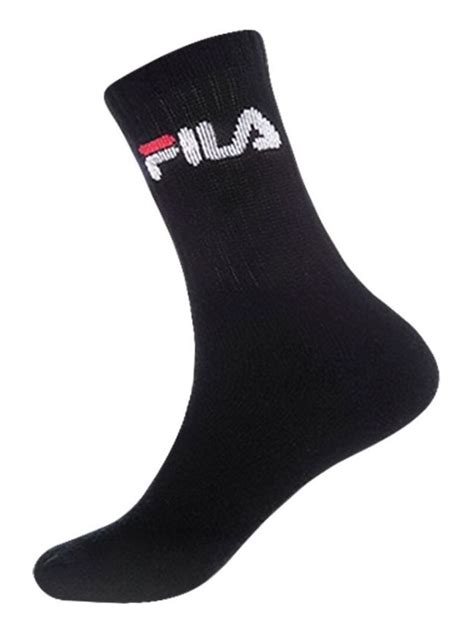 Lot De Paires De Chaussettes Tennis Homme Fila Blanc Noir Kiabi