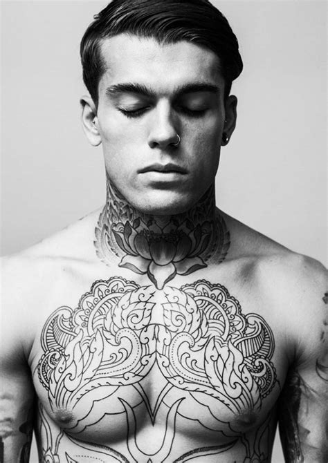 Stephen James Displays Tattoos In Photos By Darren Black The Fashionisto