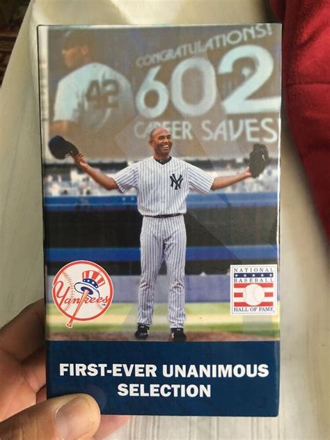 Mariano Rivera Hall Of Fame Replica Plaque Sga 8172019 Ny Yankees