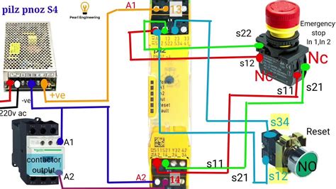 How To Wire Safety Relay Emergency Stop Dual Channel