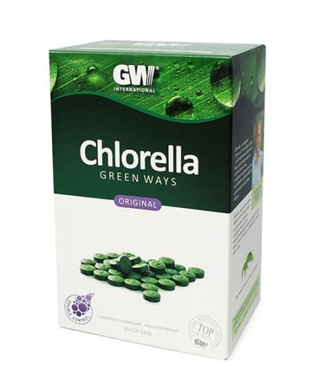 Chlorella 1320 tabl najwyższa jakość GREEN WAYS 7424493429