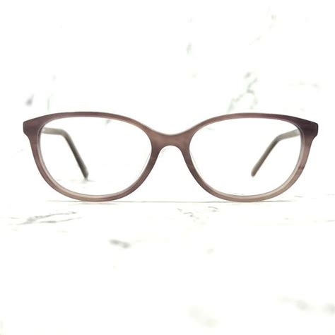 Escada Accessories Escada Ves 258 Col Agem Eyeglasses Brown Cat Eye Full Rim Frame Italy