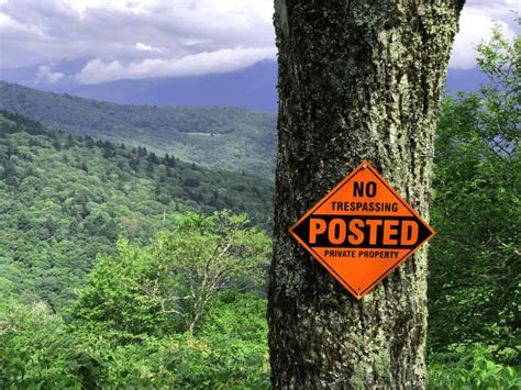 No Trespassing Posted Private Property Diamond Aluminum Sign