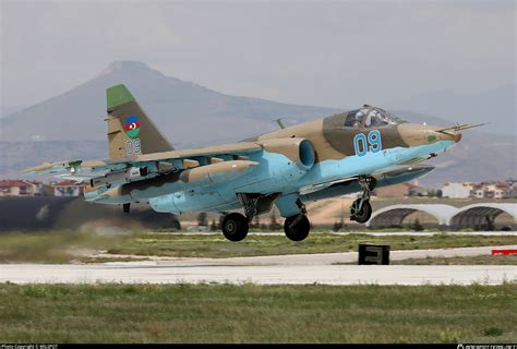 Blue Azerbaijan Air Force Sukhoi Su Photo By Milspot Id