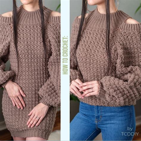 Crochet V Neck Sweater Pattern By Tcddiy Artofit