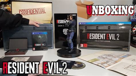 UNBOXING RESIDENT EVIL 2 COLLECTOR S EDITION REMAKE 2019 YouTube