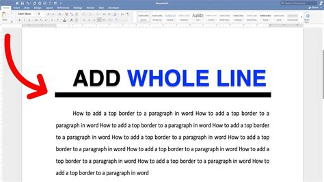 How To Underline In Microsoft Word