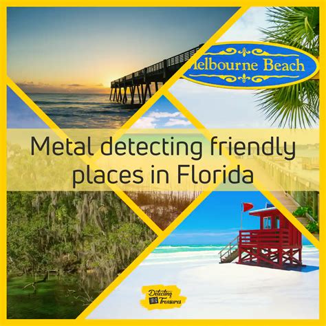 Best Places To Metal Detect In Florida Map