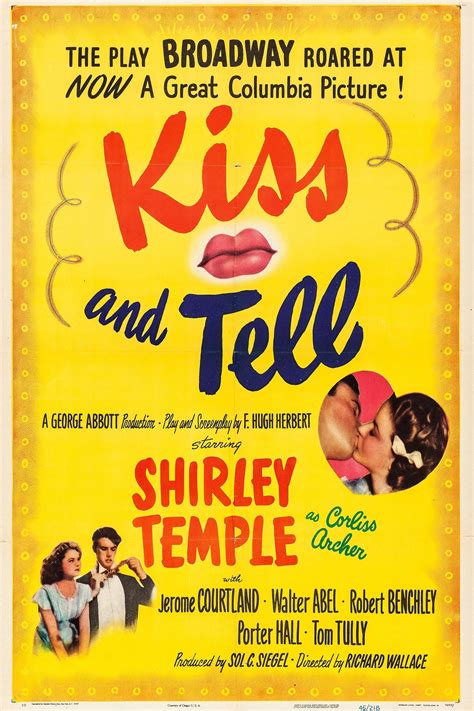 Kiss And Tell 1945 Posters The Movie Database TMDB