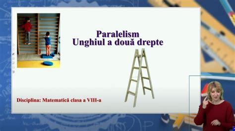 Tele Coala Matematic A Viii A Paralelism Unghiul A Dou Drepte